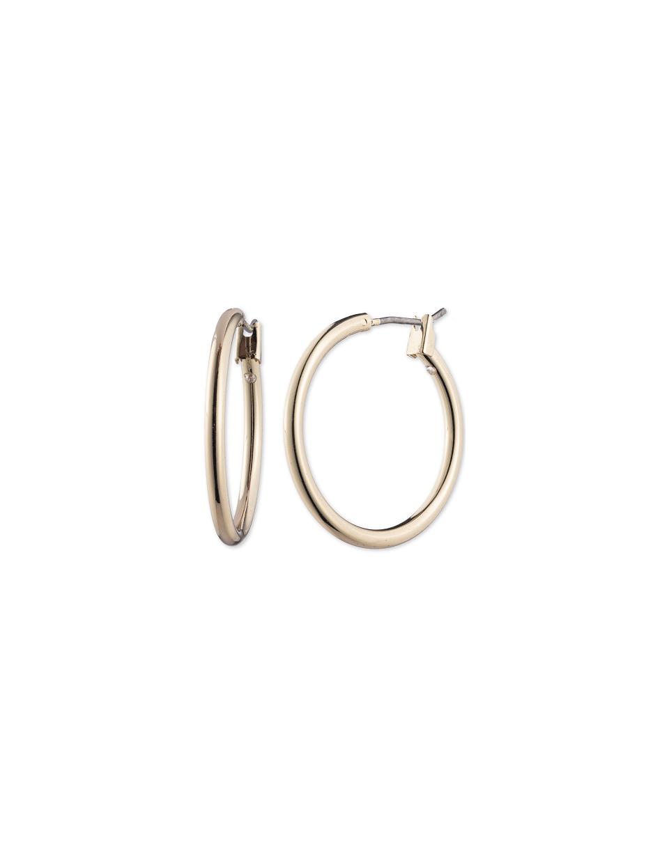 Earring Anne Klein Medium Gold-Tone Hoop   | VDI-5671332